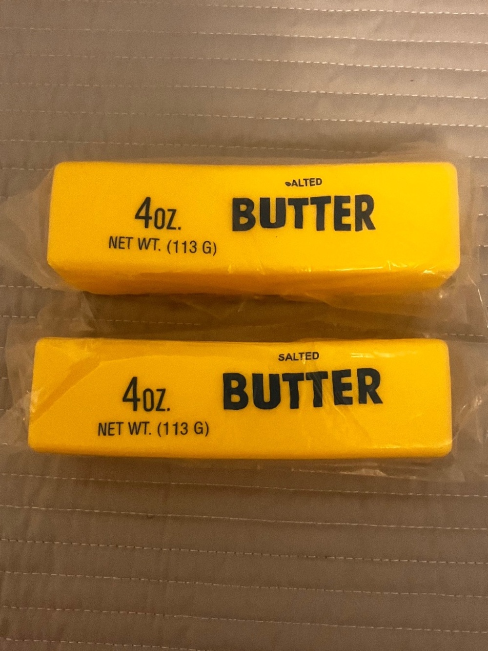 Butter Squishy Toy Slow Rising Yellow - 2 Pack 5.5"